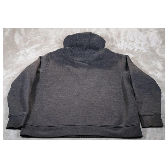 Carhartt Hoodie Mens 2XL Full Zip Relaxed Fit Sweatshirt Workwear Cotton Blend - Picture 2 of 8